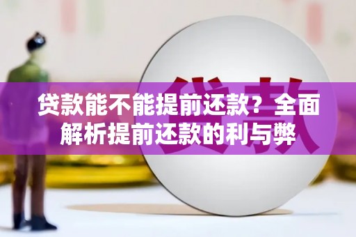 兖州贷款能不能提前还款？全面解析提前还款的利与弊