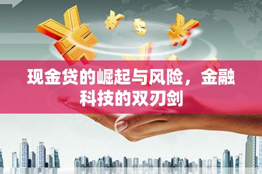 兖州现金贷的崛起与风险，金融科技的双刃剑